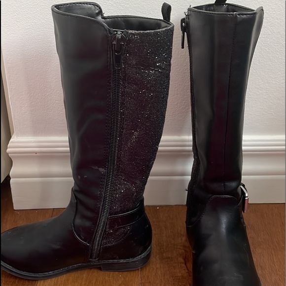 Toddler Tall Sequin Boots - Size 8 - Picture 2 of 4